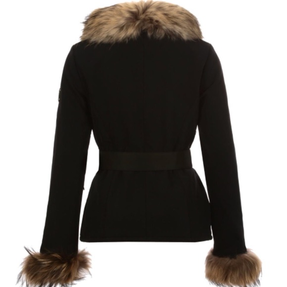 M. Miller Alene Ski Jacket-Removable Finn Raccoon Fur trim detail - Picture 2 of 5